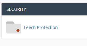 Click on leech protection